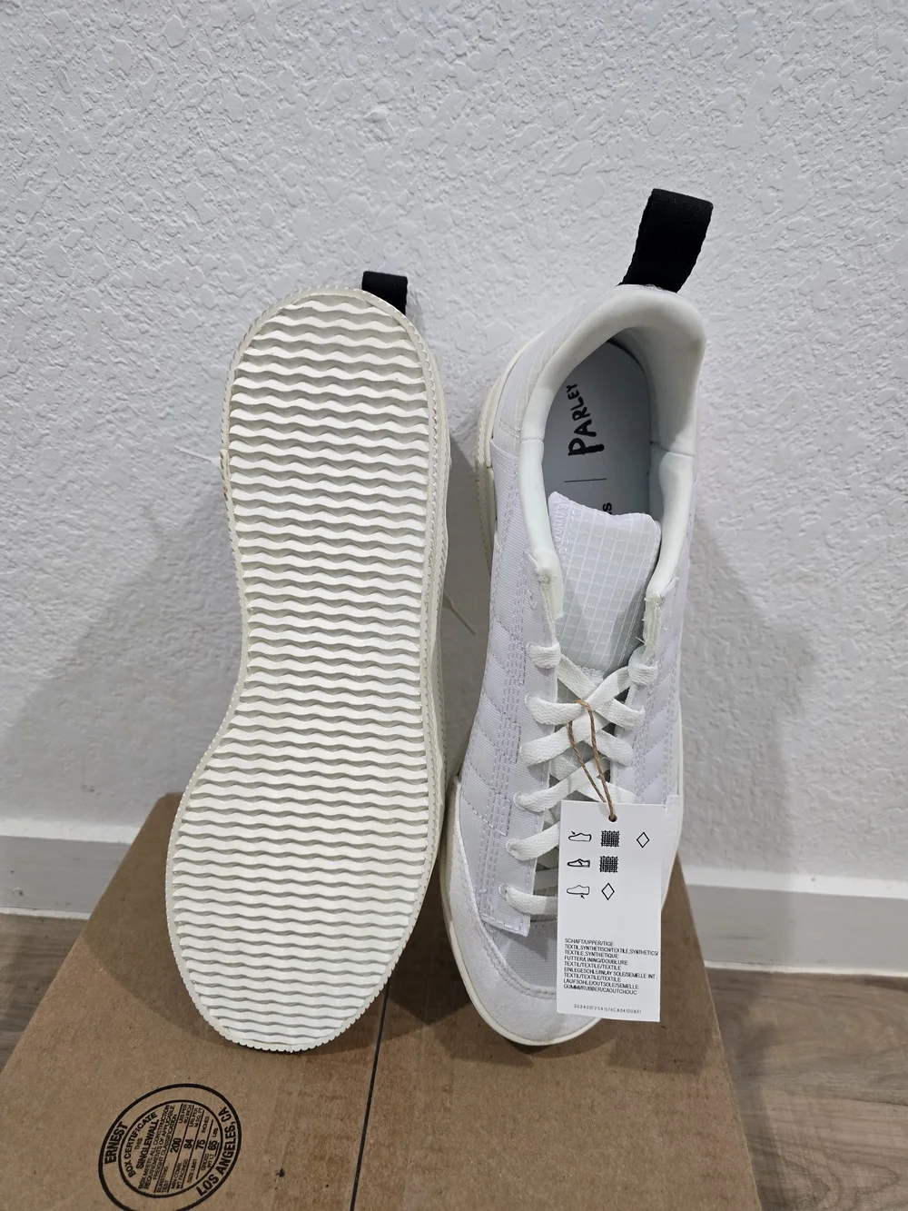 Men's Adidas Nizza Parlay White Low-Top Casual Sneakers